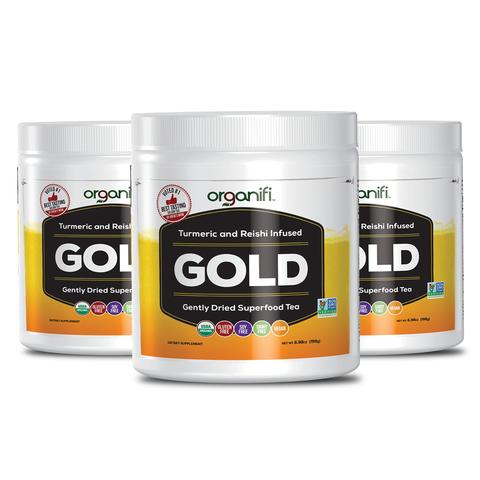 3 bottles of Gold